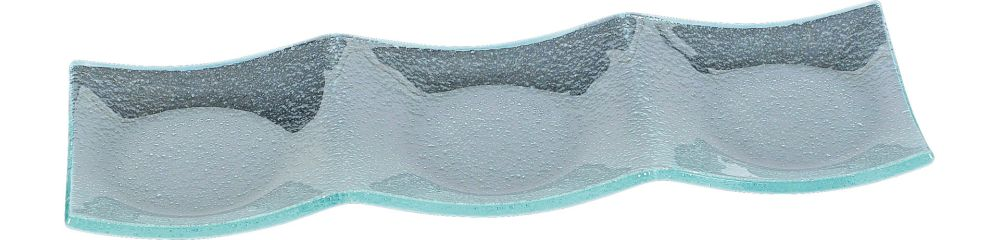 Steelite Platte rechteckig + 3 Feldern Creations Glasware Pockets