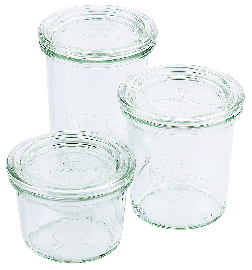 Weck Sturzglas 165 ml mit Deckel RR80 12er Karton