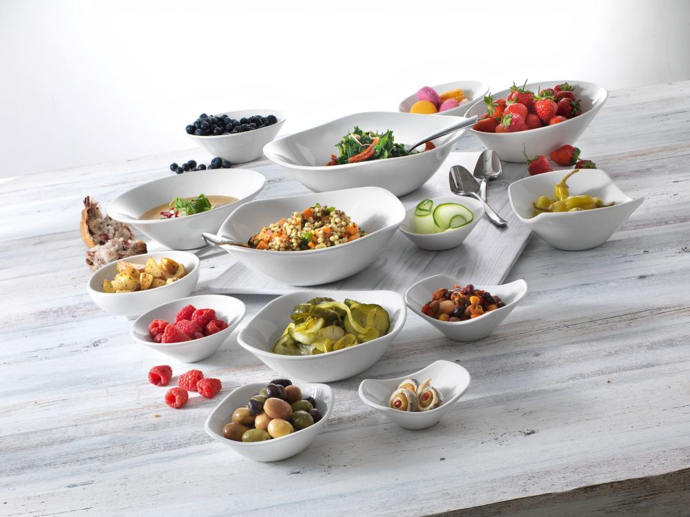 Steelite Bowl Square 200 x 200 mm weiß Taste