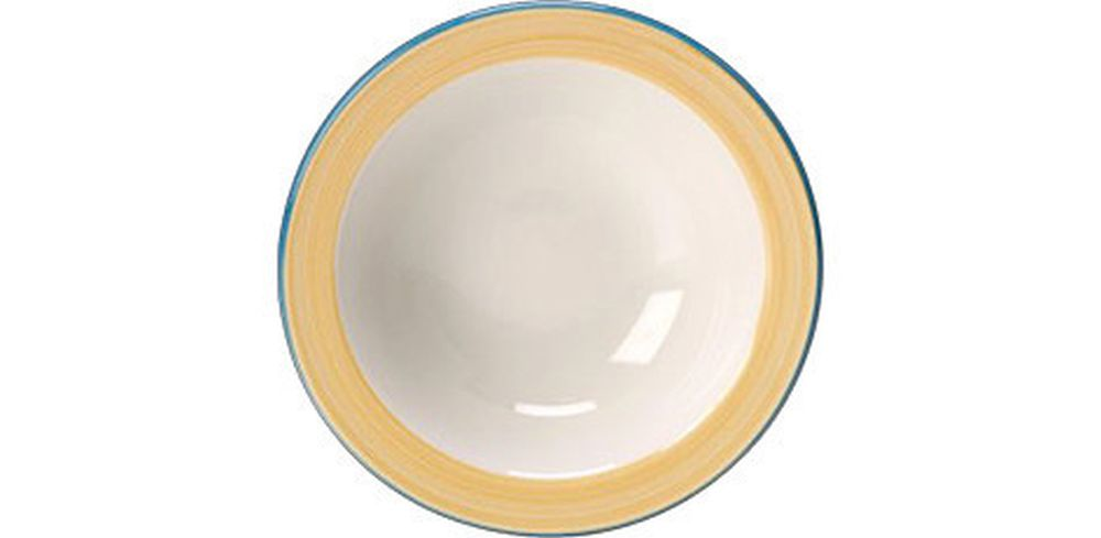 Steelite Schüssel 165 mm weiß mit gelben Rand Rio Yellow