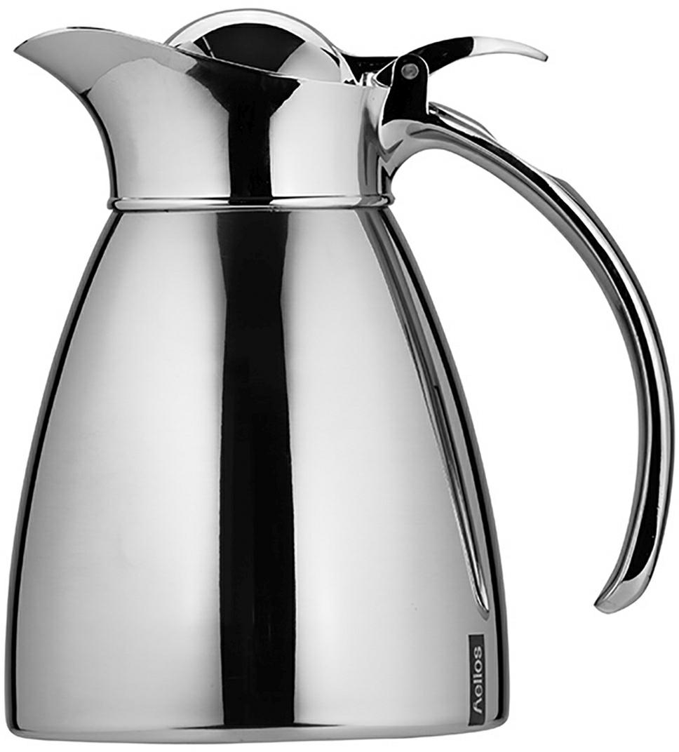 Edelstahl-Isolierkanne 0,6 l Klappdeckel - Helios Brilliant -