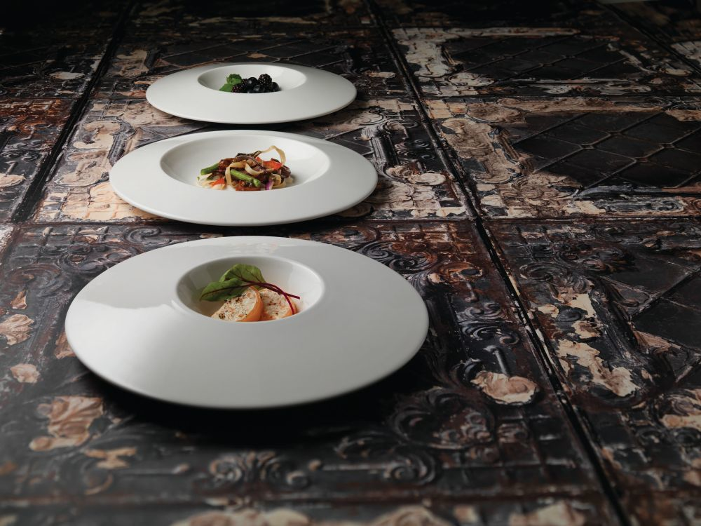 Steelite Teller Float 305 mm mit Vertiefung Float