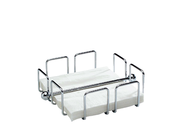 Serviettenhalter -WIRE- 19 x 19 cm, H: 6,5 cm , Edelstahl