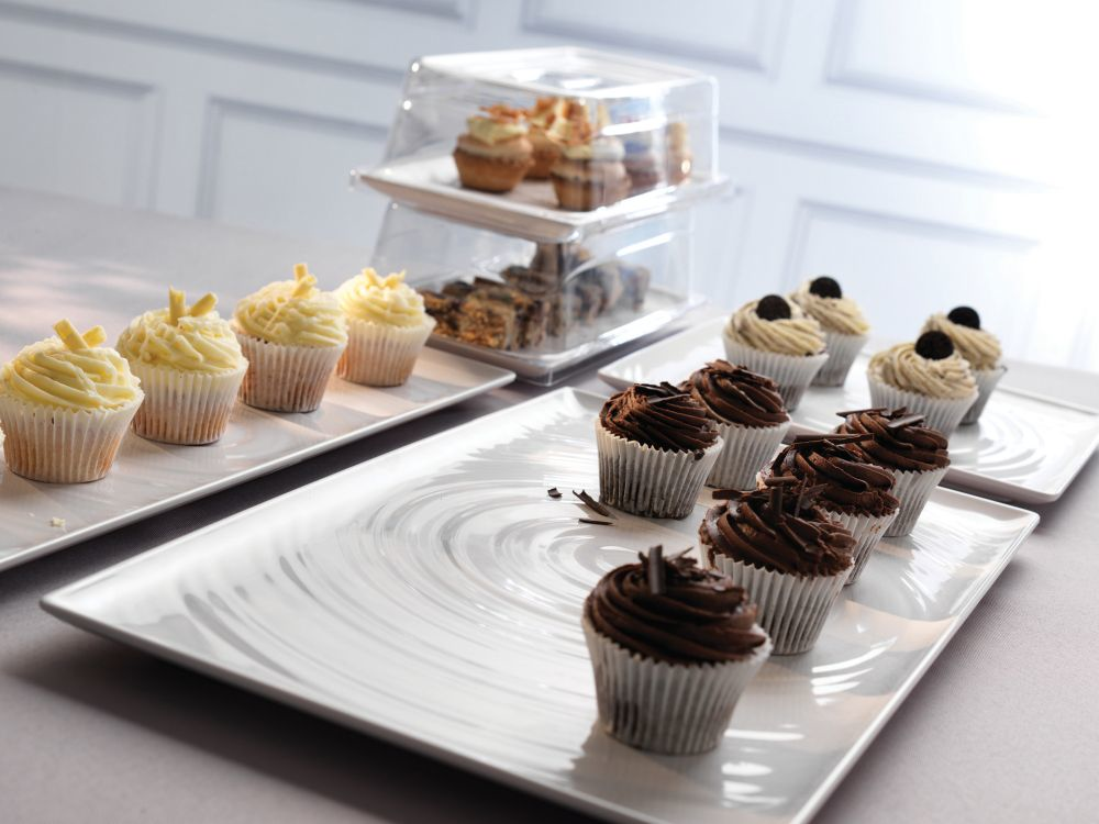 Steelite GN-Platte GN 1/3 325 x 176 mm weiß Melamine Gastronorm Spiral