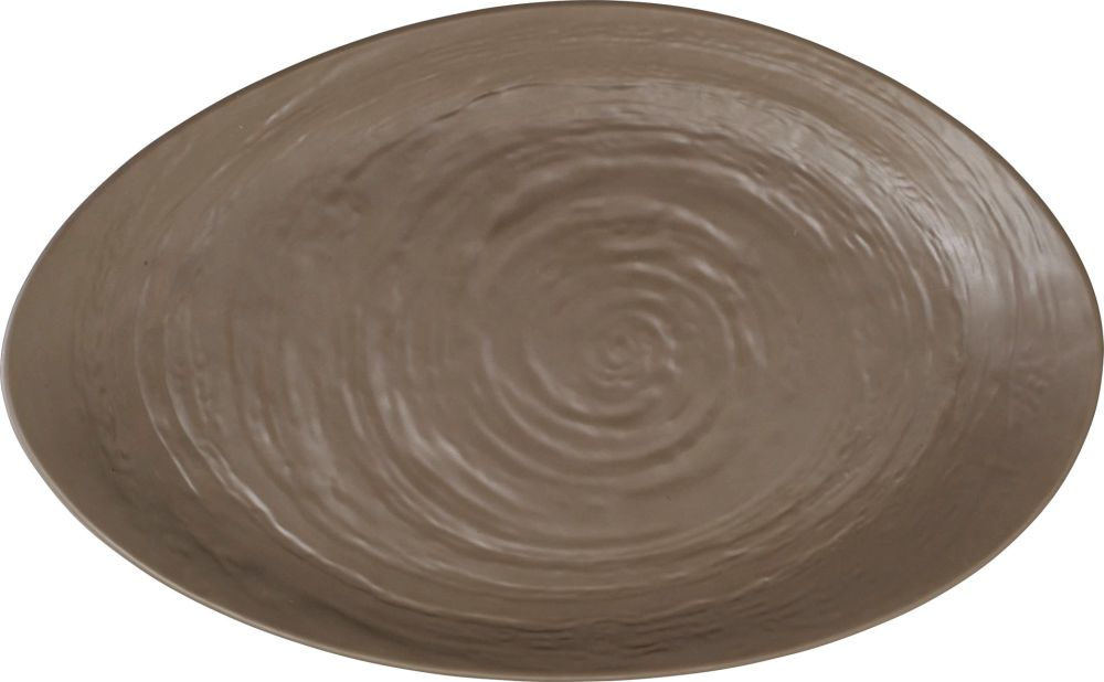 Steelite Platte oval 400 x 242 mm mushroom Scape Melamine