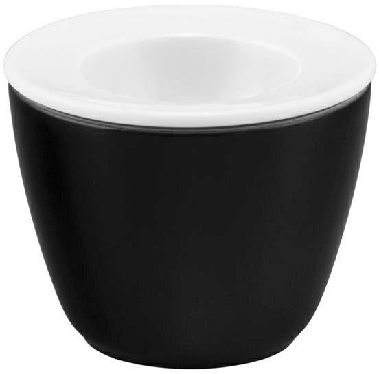 Seltmann Snack and Egg 2-teilig -Life- rund modern - Dekor: 25677 - Fashion glamorous black