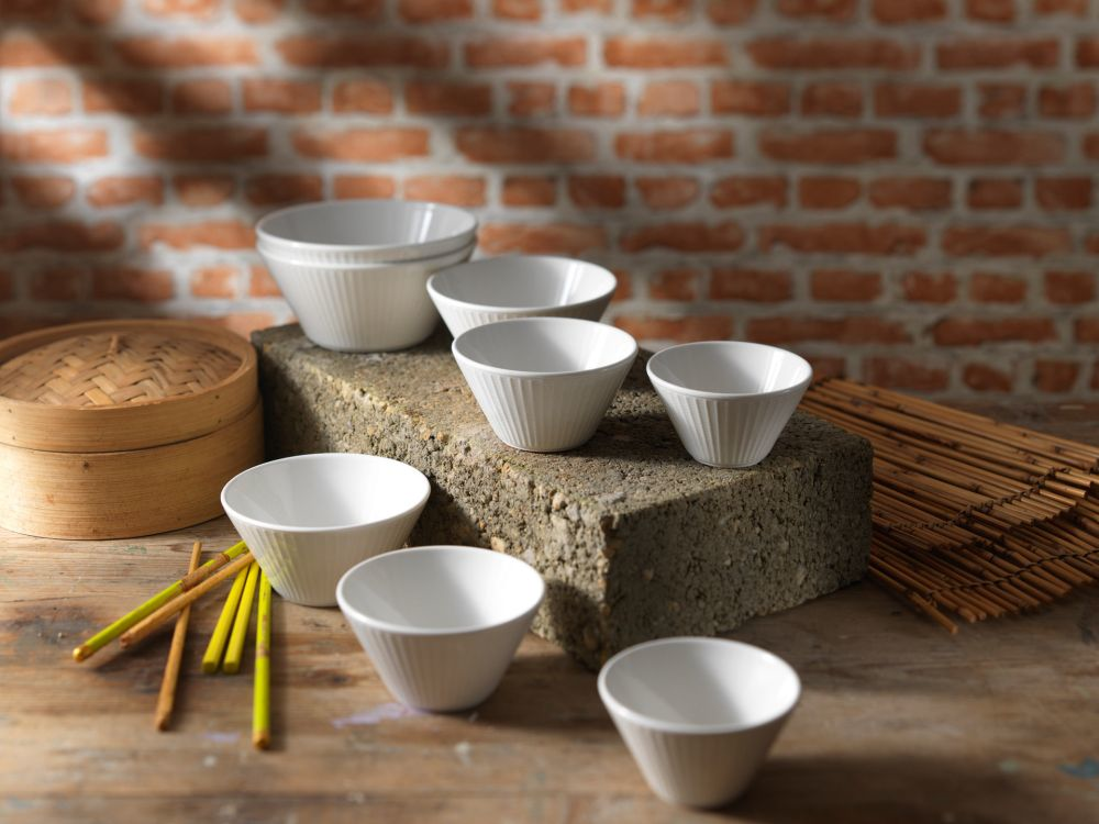 Steelite Bowl hoch 115 mm / 0,29 l weiß Willow