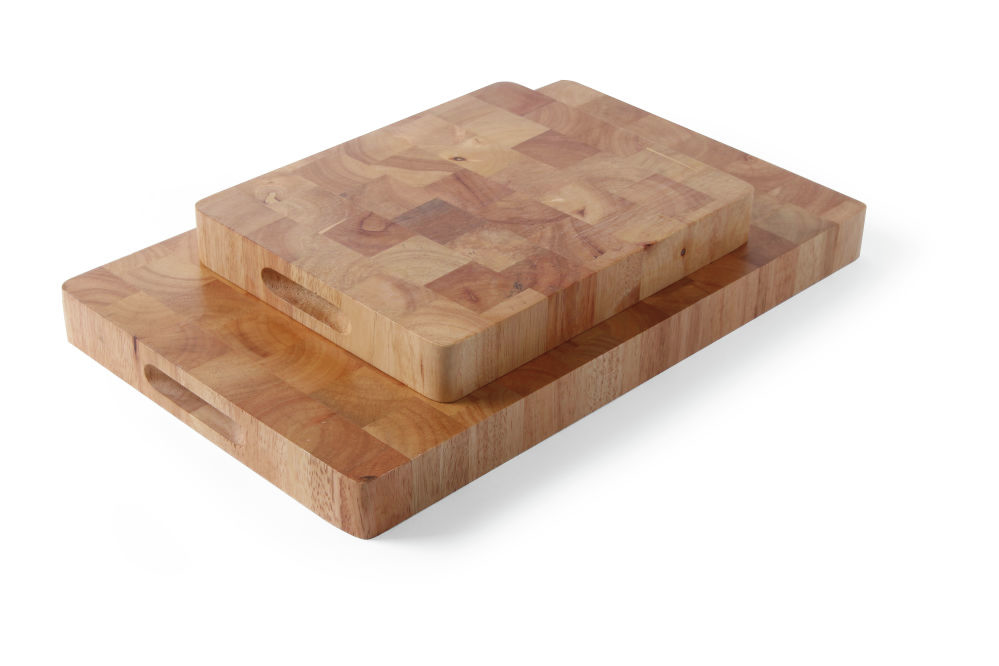 Hendi Holzschneidbrett GN 1/1 45 mm Kautschuk