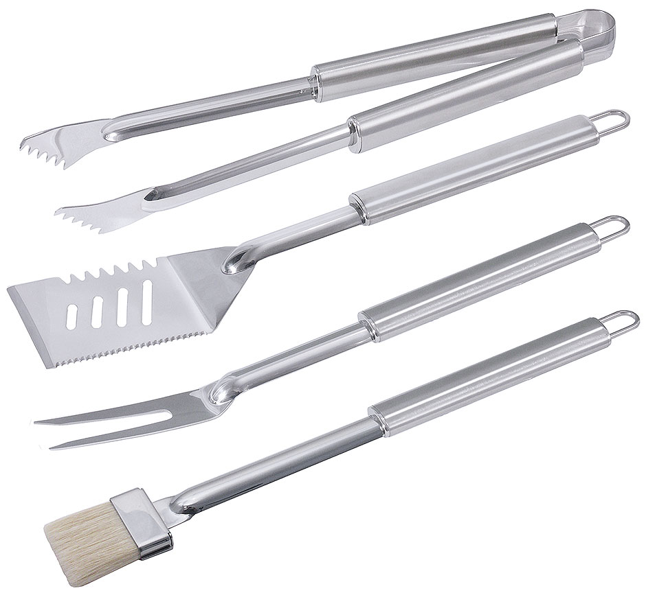 Grill-Set, 4-teilig 42 cm
