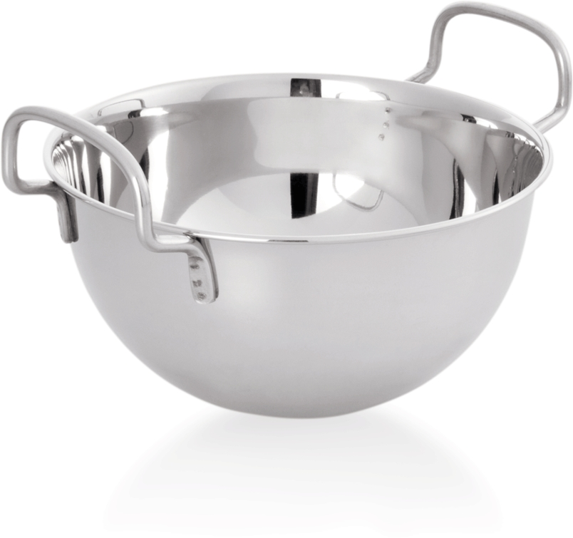 Schneeschlagkessel, Ø 35 cm, 12 ltr., Chromnickelstahl