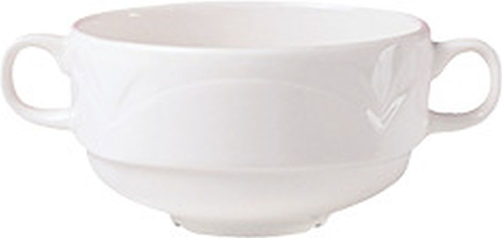 Steelite Suppentasse mit Henkeln 0,29 l weiß Bianco