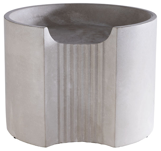 Fuß zu Getränkespender Ø 22 cm, H: 17 cm , grau