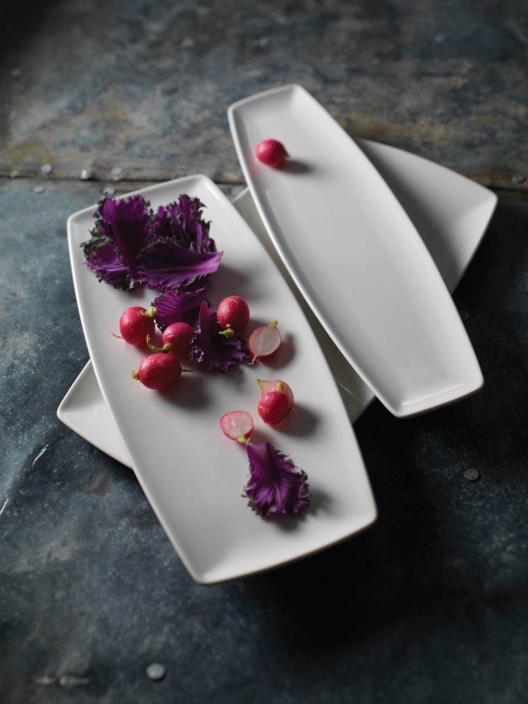 Steelite Platte Neo 355 x 100 mm weiß Neo